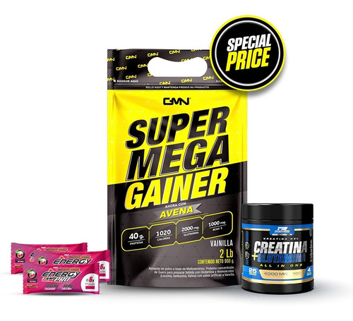 Super Mega Gainer Con Creatina 