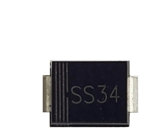 Pack X100   Ss34b Ss34 Diode Schottky 1n5822 3a 40v 