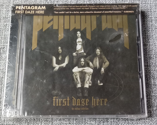 Cd Pentagram - First Daze Here Nuevo, Importado Doble Cd