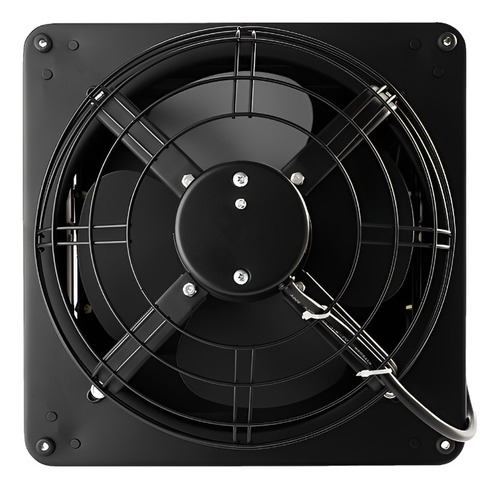 Imagen 4 de 6 de Extractor De Aire Industrial Axial Pared 12 Pulgadas Negro