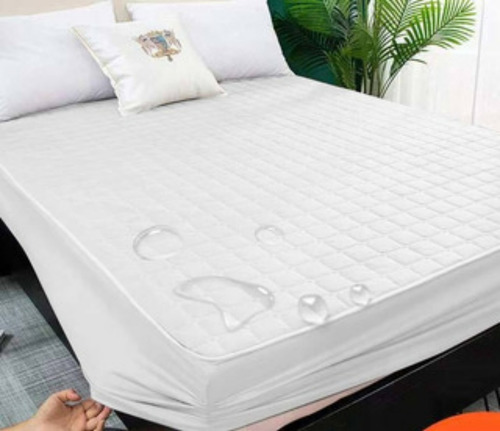 Protector Funda De Colchon Capitoneado 2 Plazas King Imper