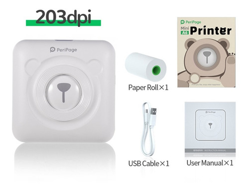 Imagen 8 de 10 de Goojprt Peripage Mini Impresora De Bolsillo Sin Hilos Bt