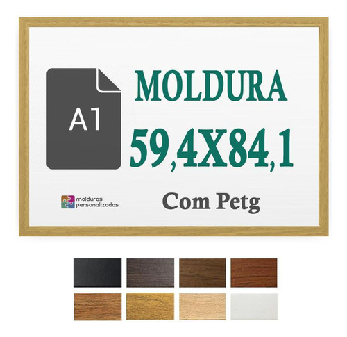 Moldura Cru 59,4x84,1 A1 Impresso Poster Arte Quadro Petg
