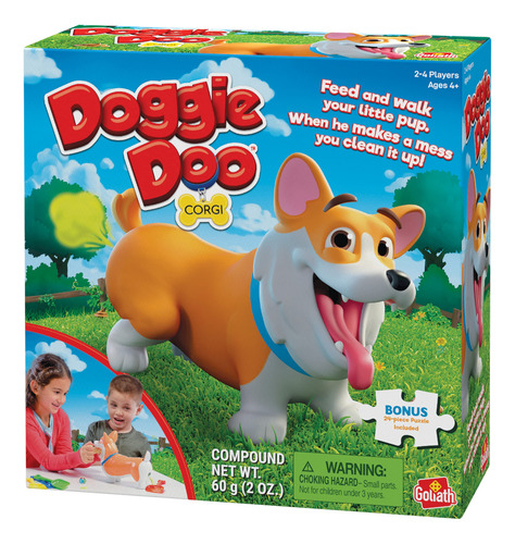 Juego Goliath Doggie Doo Corgi Con Rompecabezas De 24 Piezas