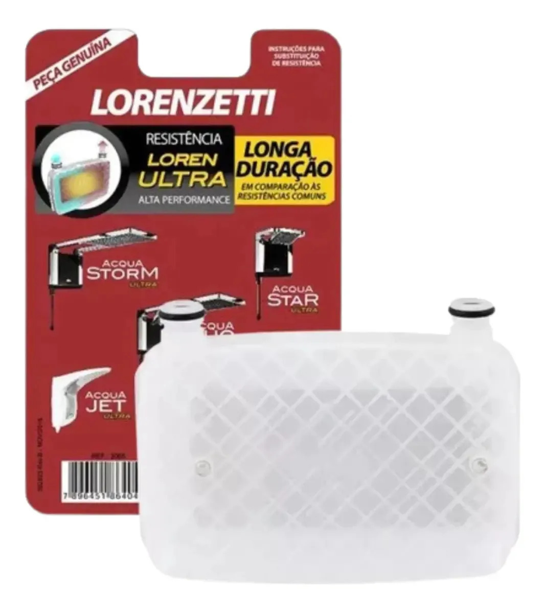 Resistência Lorenzetti para Ducha Acqua Ultra 220V 7800W 3065B