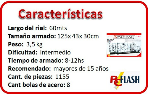 Montaña Rusa Spacerail Nivel 6 De 60 Mts Anti Playstation