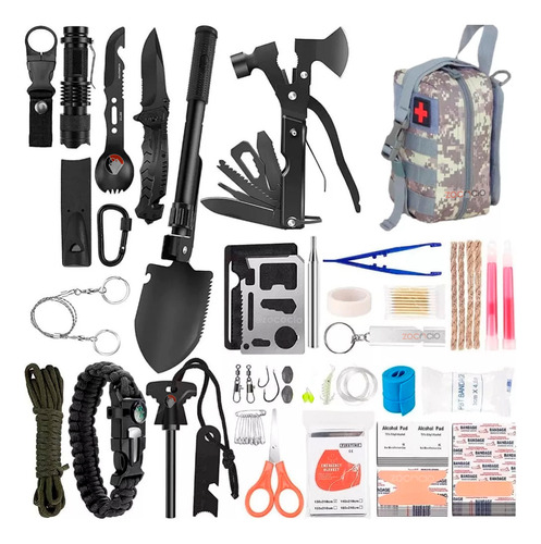  Kit De Primeros Auxilios Táctico Camping Y Supervivencia