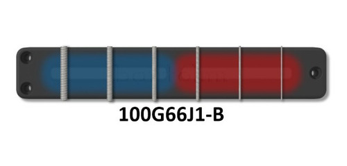 Imagem 2 de 5 de Set Captador Baixo Bartolini 100g66j1 B/t Dual Coil Em Linha