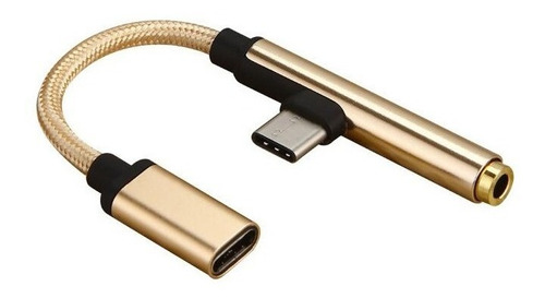 Adaptador Tipo C Para Audifonos Y Cargador