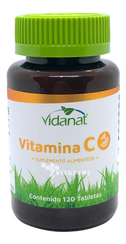Imagen 1 de 4 de Vitamina C 120 Tabletas Vidanat