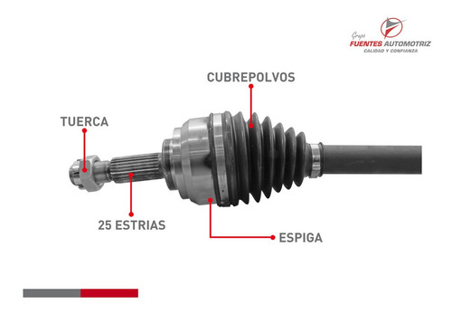 Kit 2 Flecha Homocinetica Pil Cop Std Versa 1.6 2022 S/abs