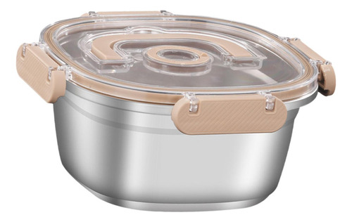 Recipiente Para Alimentos De Acero Inoxidable, De Acero