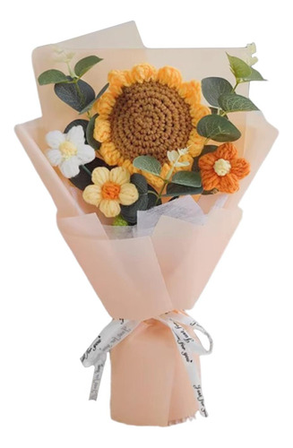 Flores De Crochet Bouquet Preservado Centropísima De Mesa