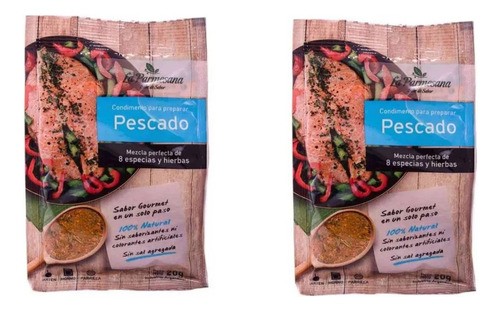 Condimento Para Pescados 25g La Parmesana Pack X2u          