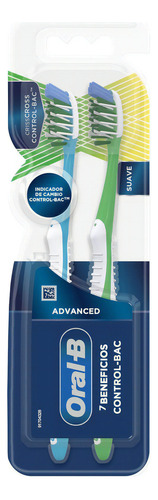 Cepillos Oral-b Manual Advance 7 Beneficios Control-bac 