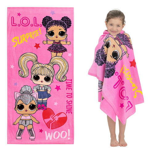Toalla De Baño De Algodón Suave Para Niños 147 X 71 Cm