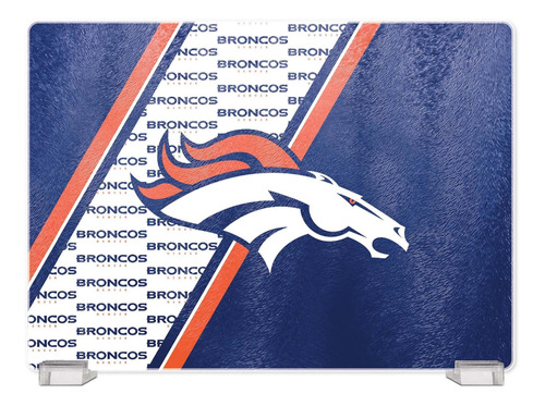 Duck House Nfl Denver Bronco Tabla Cortar Vidrio Templado