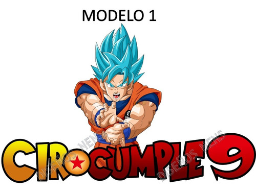 Dragón Ball Z Logo Personalizado Imprimible Cumpleaños