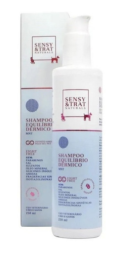 Shampoo P/ Cães E Gatos Equilíbrio Dérmico 250ml Sensy&trat