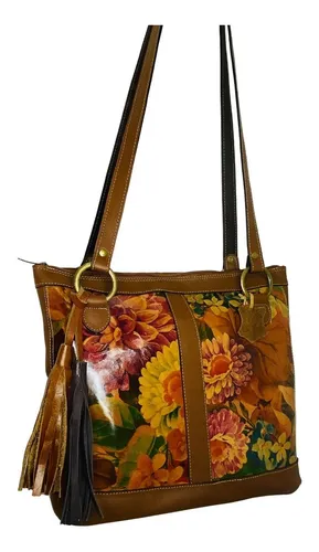 Cartera Bolso Cuero Legitimo Chileno Cuotas sin inter s