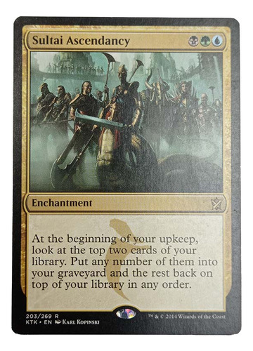 Carta Sultai Ascendancy [tarkir] Mtg Enchantment