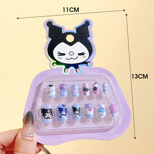 Mini Pegatinas De Uñas De Dibujos Animados Desmontables Para