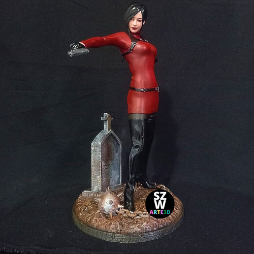 Estatua Ada Wong - Resident Evil 4 - 25cm