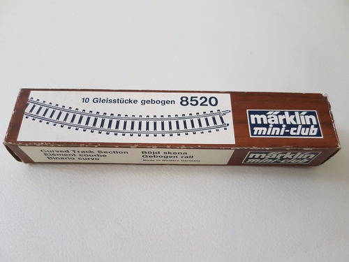 Imagen 2 de 3 de Vías Marklin Z # 8520
