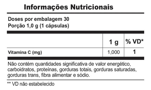 Vitamina C Shark Pro - 60 Capsulas