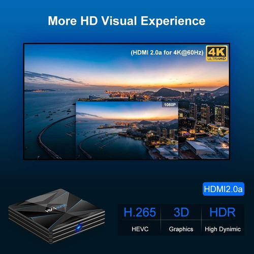 Tv Box Pro Smart Tv Android 10, 4gbram/64gb Rom 4k