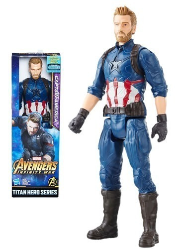 Capitán América Titan Hero Avengers Marvel Powerfx Hasbro