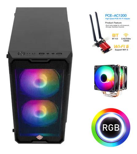 Pc Gamer Cpu Completo Core I5 3470, 16gb, Ssd 480gb Video1gb 480 Gb 16 Gb Hd Graphics 2500 1gb (integrado)