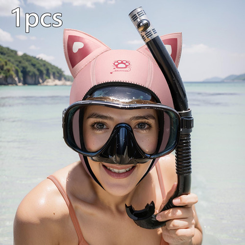 Gorro De Buceo, Gorro De Surf, Gorro De Neopreno De 3 Rosa