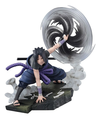 Sasuke Luz e Escuridão Mangekyo Sharingan Naruto Figuartszero