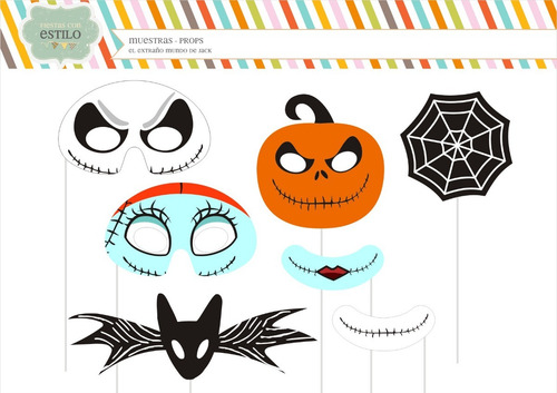 Props Jack - Halloween - Photobooth - Props Infantiles