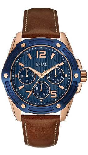 Relógio Guess Masculino Couro 92567gpgsrc1