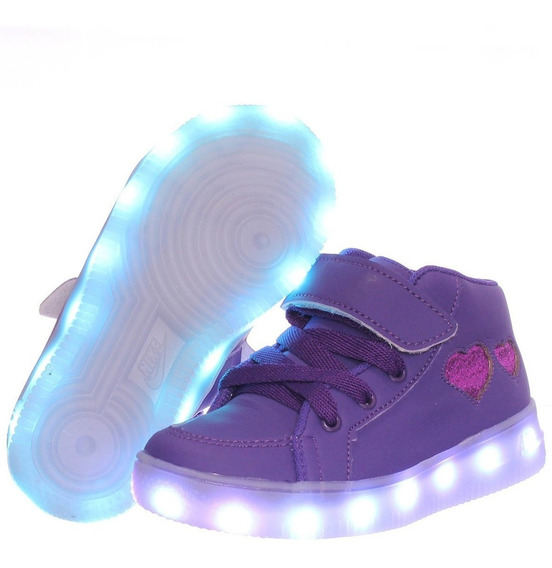 tenis de led recarregavel infantil feminino