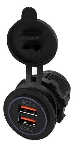 Cargador De Coche Socket Power Dual Qc3.0 Quick Charge Dual