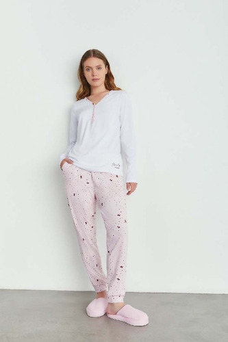 Pijama Invierno Promesse Romantic Woman Art 15183 S Al Xl 