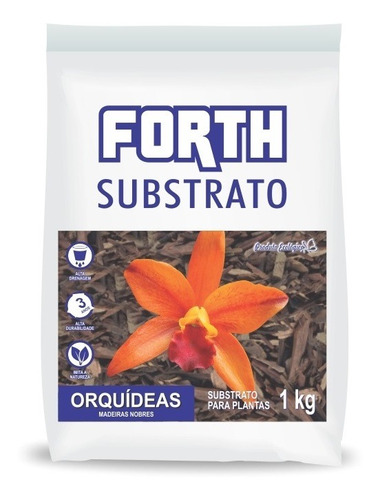 Substrato Forth Para Orquídeas Madeiras Nobres