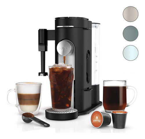 Cafetera Ninja Pb051 Compacta Con Espumador 1,65 L