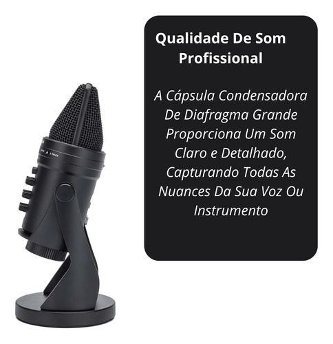 Microfone G-track Pro Usb Com Interface De Áudio - Samson