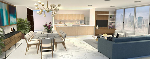 Departamento Con Gran Vista En Campos Eliseos Esquina Arquim