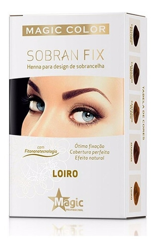 Henna P/ Sobrancelhas Sobran Fix Magic Color Loiro