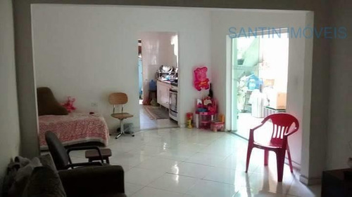 Imagem 1 de 28 de Sobrado 03 Dormitórios ( 2 Suites) 04 Vagas De Garagem Residencial À Venda, Vila Homero Thon, Santo André. - So0003