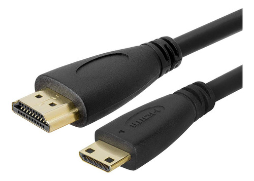 Cable Mini Hdmi Velocidad 4k Listo 6 Pie Negro