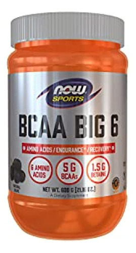 Now Sports Nutrition, Bcaa (aminoácidos De Cadena Ramificada