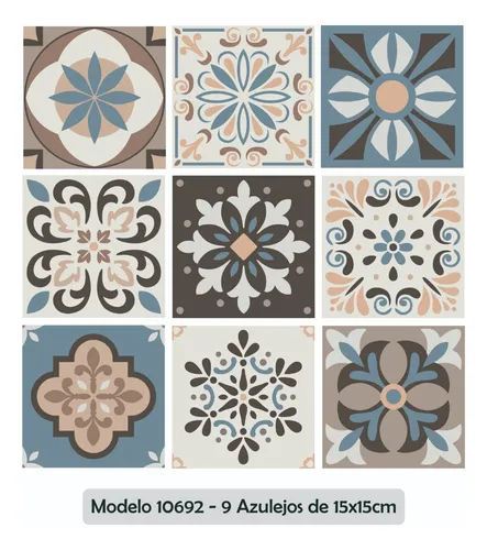 Azulejos Adhesivos Vinilos Decorativos Cocina Azul Y Blanco