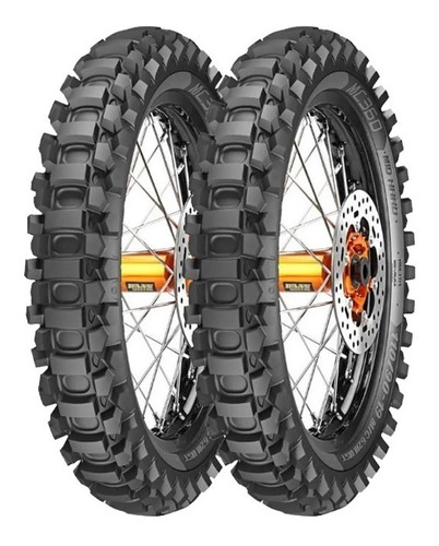 Kit Llanta Cross Metzeler Mc360 Mid Hard 110/100-18m/c 64m R