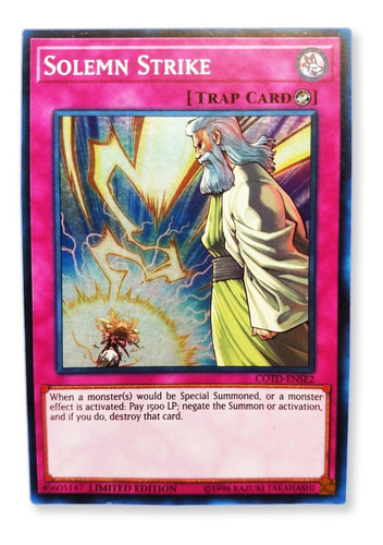 Yugi-oh! Solemn Strike Cotd-ense2 Super